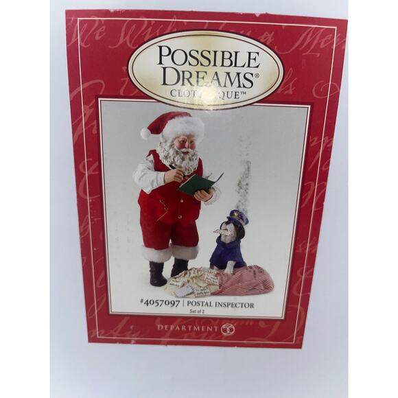 Department 56 Other - NIB Department 56 postal inspector santa‎ christmas collector 4057097